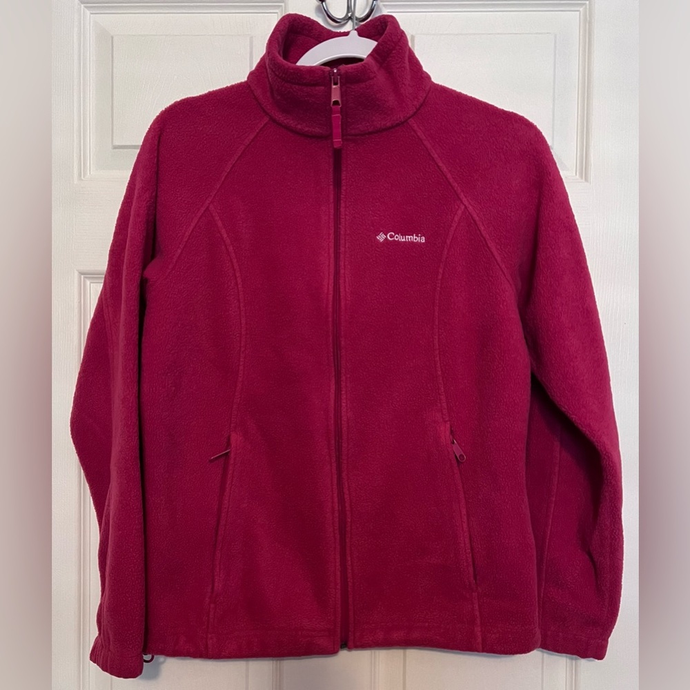 Excellent Columbia Pink Fleece Medium
